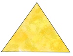 whats your love shape yellow triangle